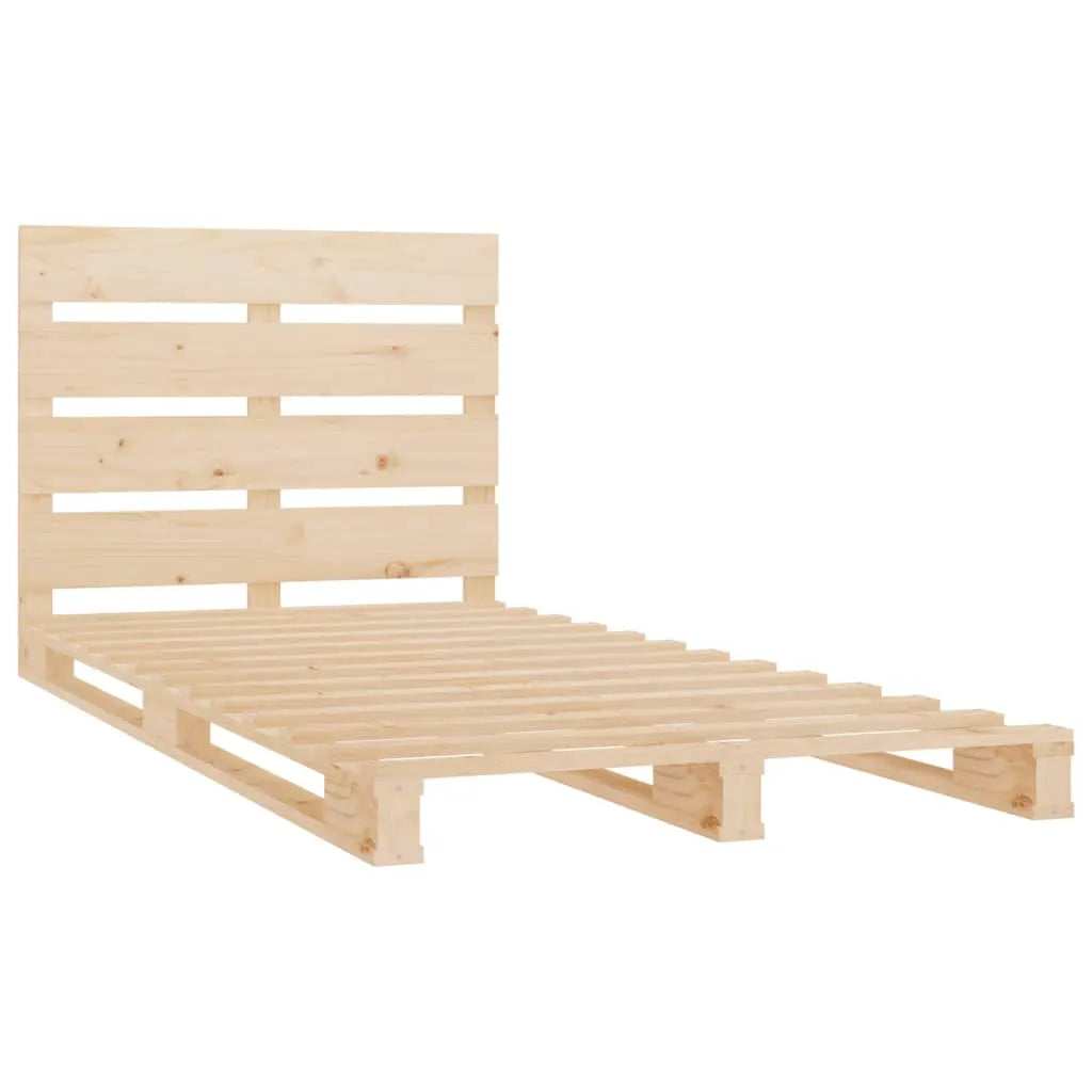 vidaXL Bed Frame without Mattress 90x190 cm Single Solid Wood Pine Single - from vidaXL