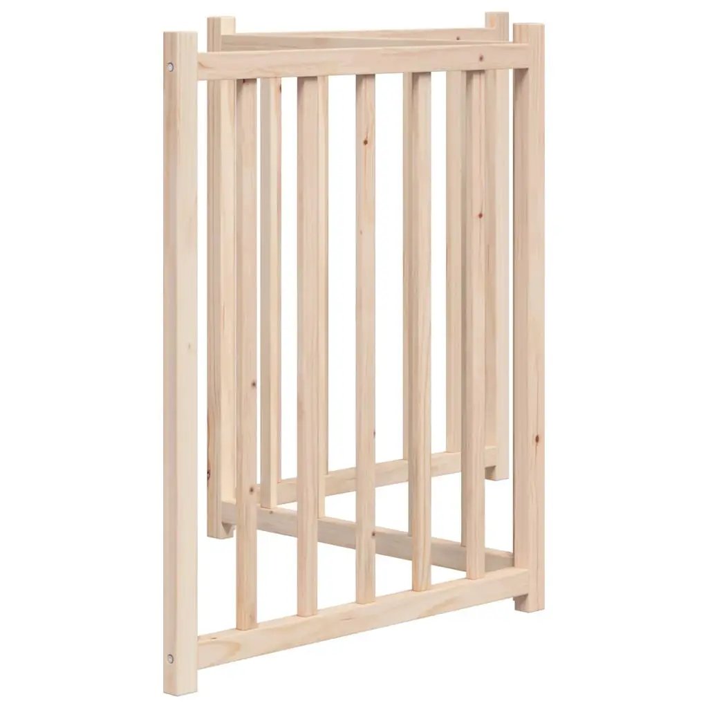 vidaXL Dog Gate Foldable 3 Panels 150 cm Solid Wood Fir - from vidaXL