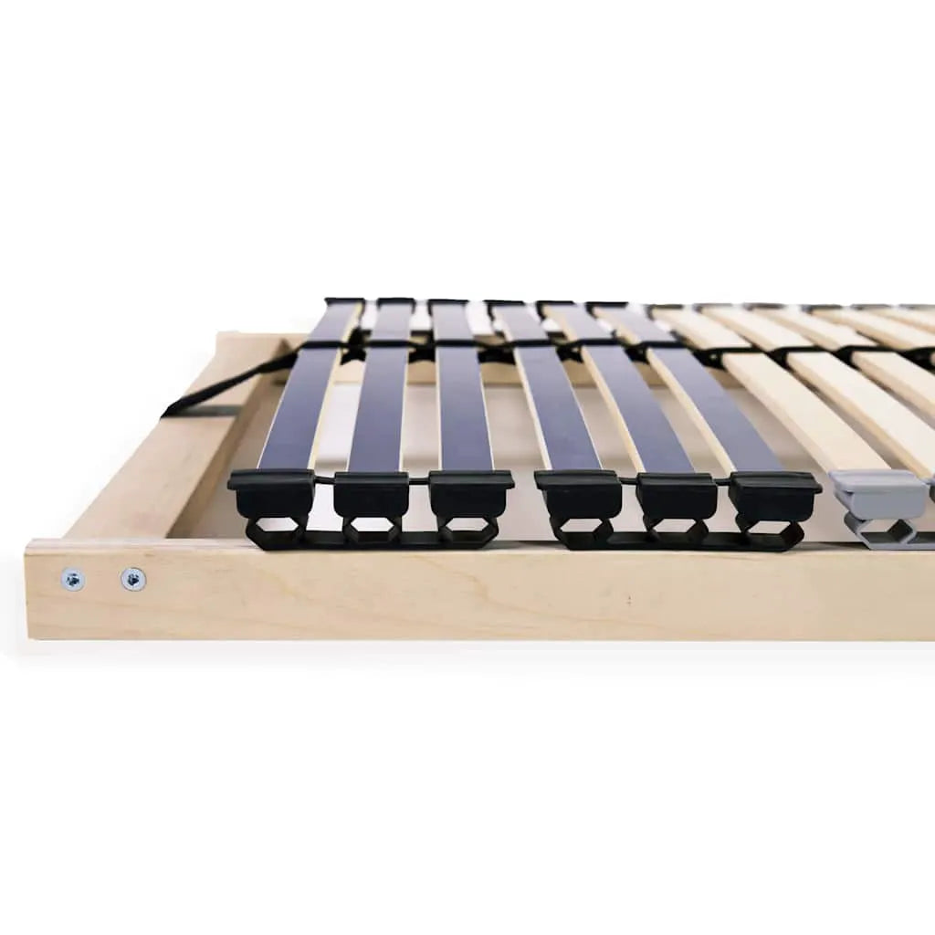 vidaXL Slatted Bed Base Brown 70 x 190 cm Solid Beech Wood - from vidaXL