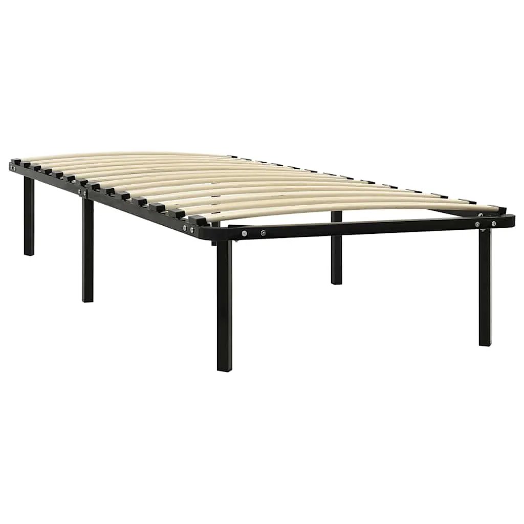 vidaXL Bed Frame | Black | Metal | Single | Durable | Bed Frame | Rectangular - from vidaXL