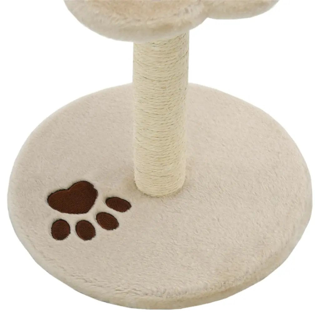 vidaXL vidaXL Cat Tree with Sisal Scratching Post 40 cm Beige and Brown - Cat Tree