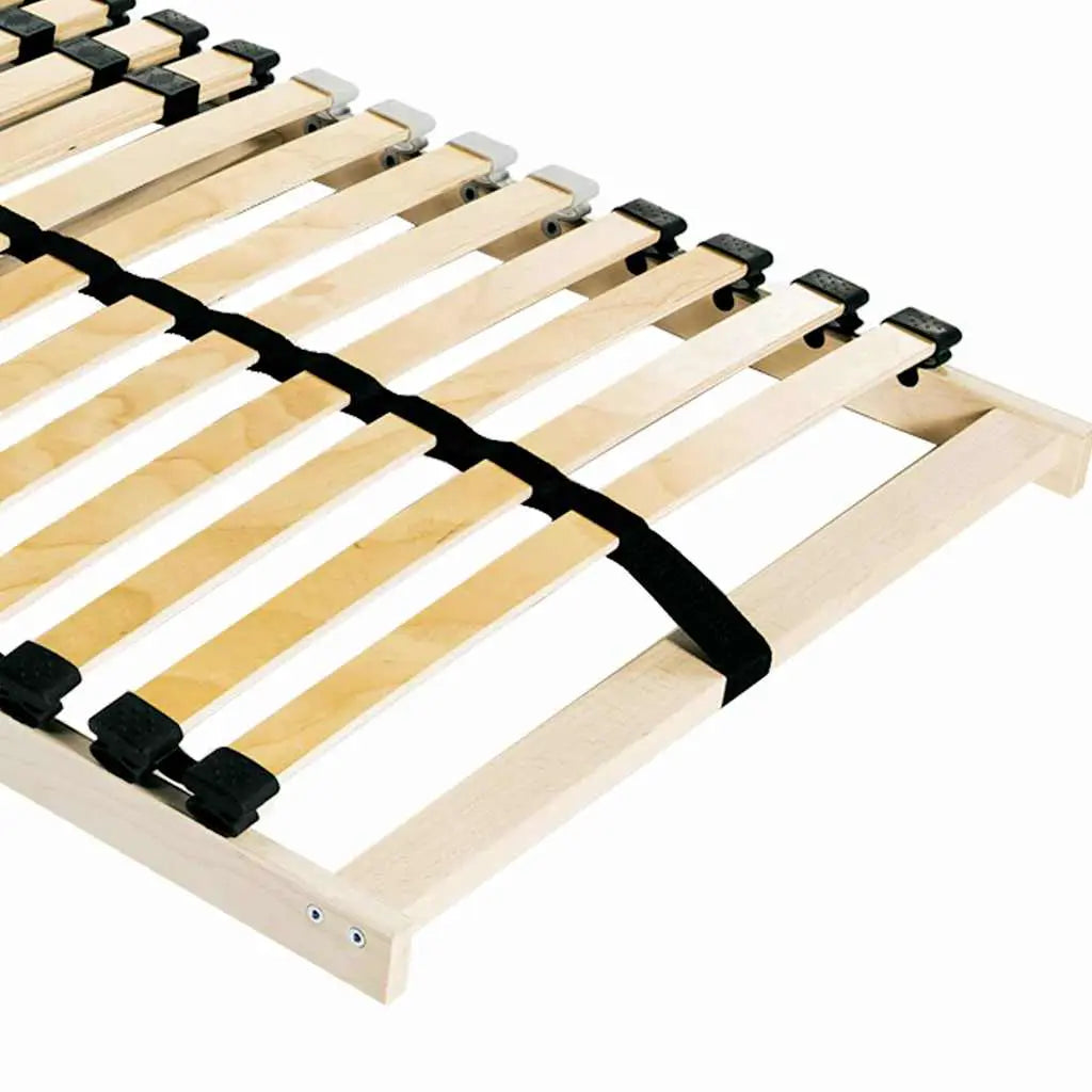 vidaXL Slatted Bed Base Brown 70 x 190 cm Solid Beech Wood - from vidaXL