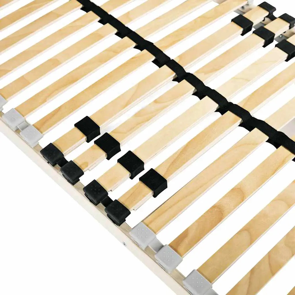 vidaXL Slatted Bed Base Brown 70 x 190 cm Solid Beech Wood - from vidaXL