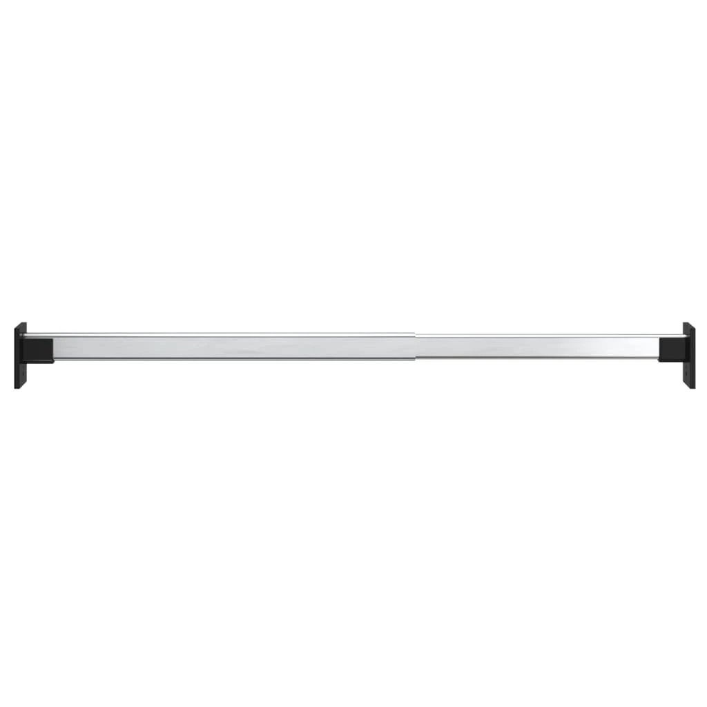 vidaXL vidaXL Telescopic Wardrobe Rails 4 pcs Silver 58-100 cm - Wardrobe