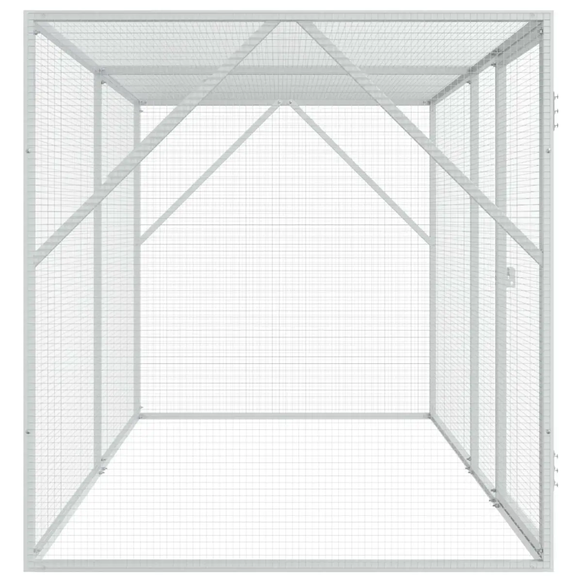vidaXL vidaXL Bird Cage Anthracite 208 x 102 x 108 cm Galvanised Steel - Bird Cage