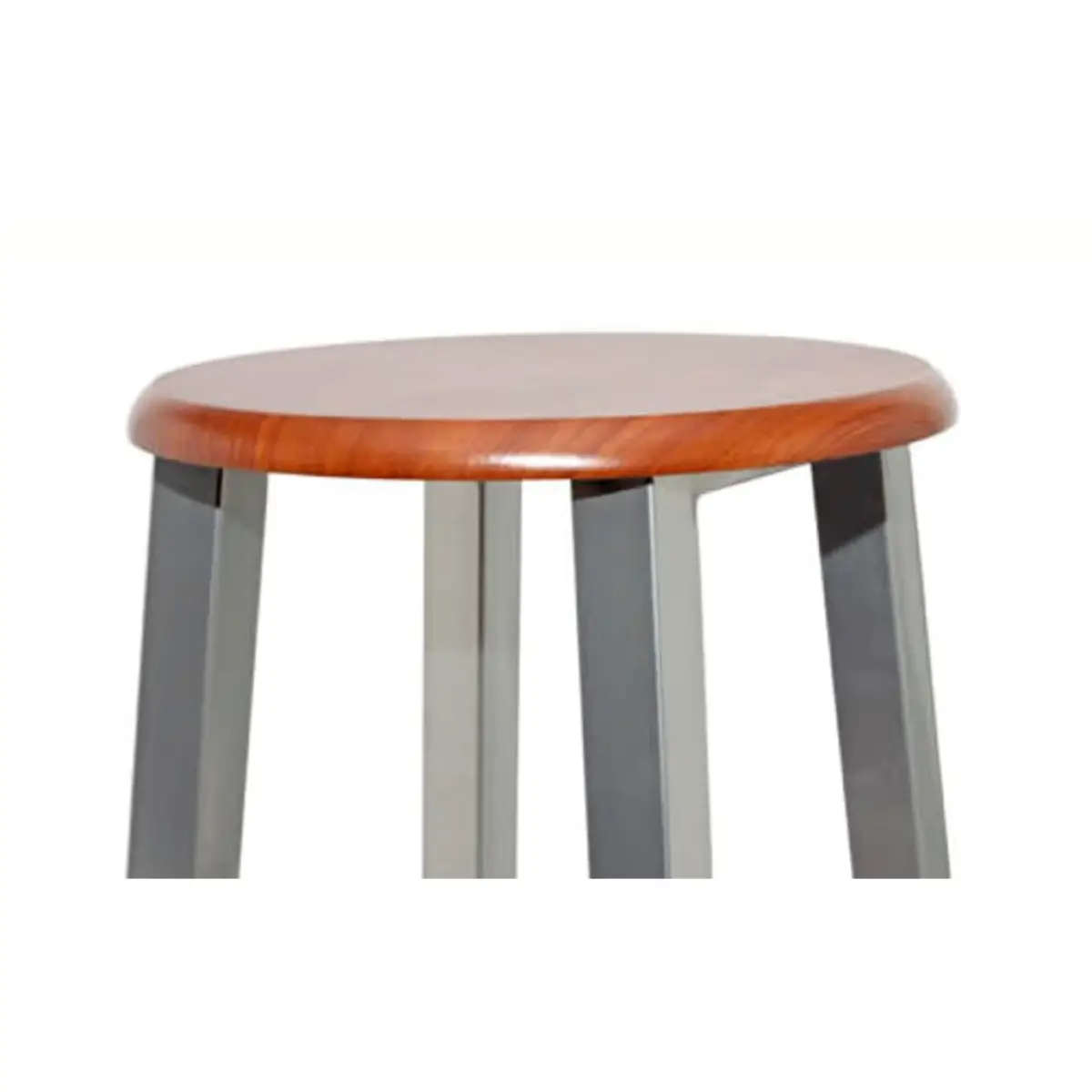 vidaXL vidaXL Bar Stools 2 pcs Metal with MDF Seat - Bar Stool