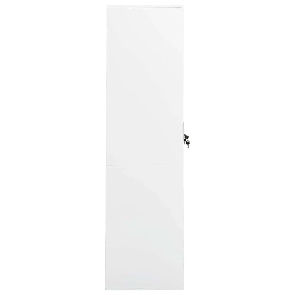 vidaXL vidaXL Wardrobe White 80x50x180 cm Steel - Wardrobe