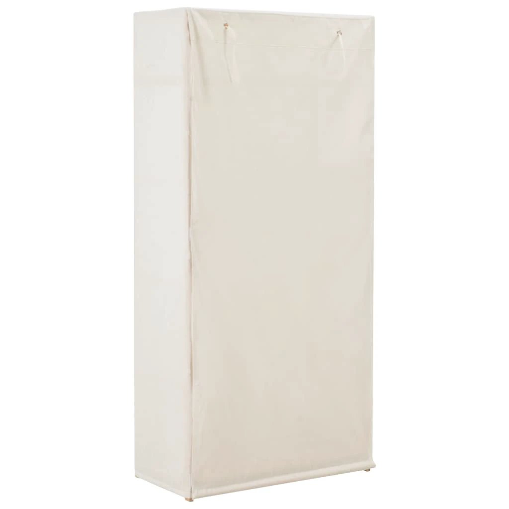 vidaXL vidaXL Wardrobe White 79x40x170 cm Fabric - Wardrobe
