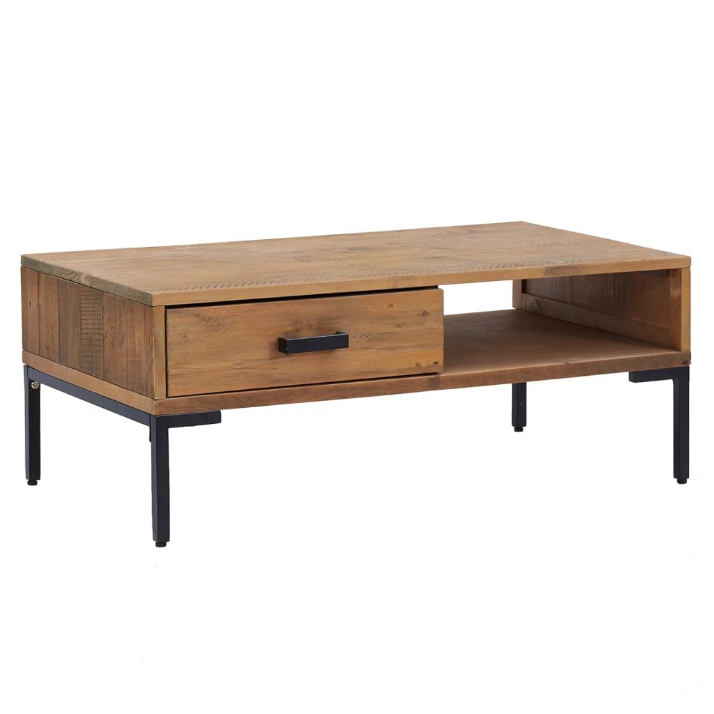 vidaXL vidaXL Coffee Table 90x50x35 Solid Pine Vintage - Coffee Table