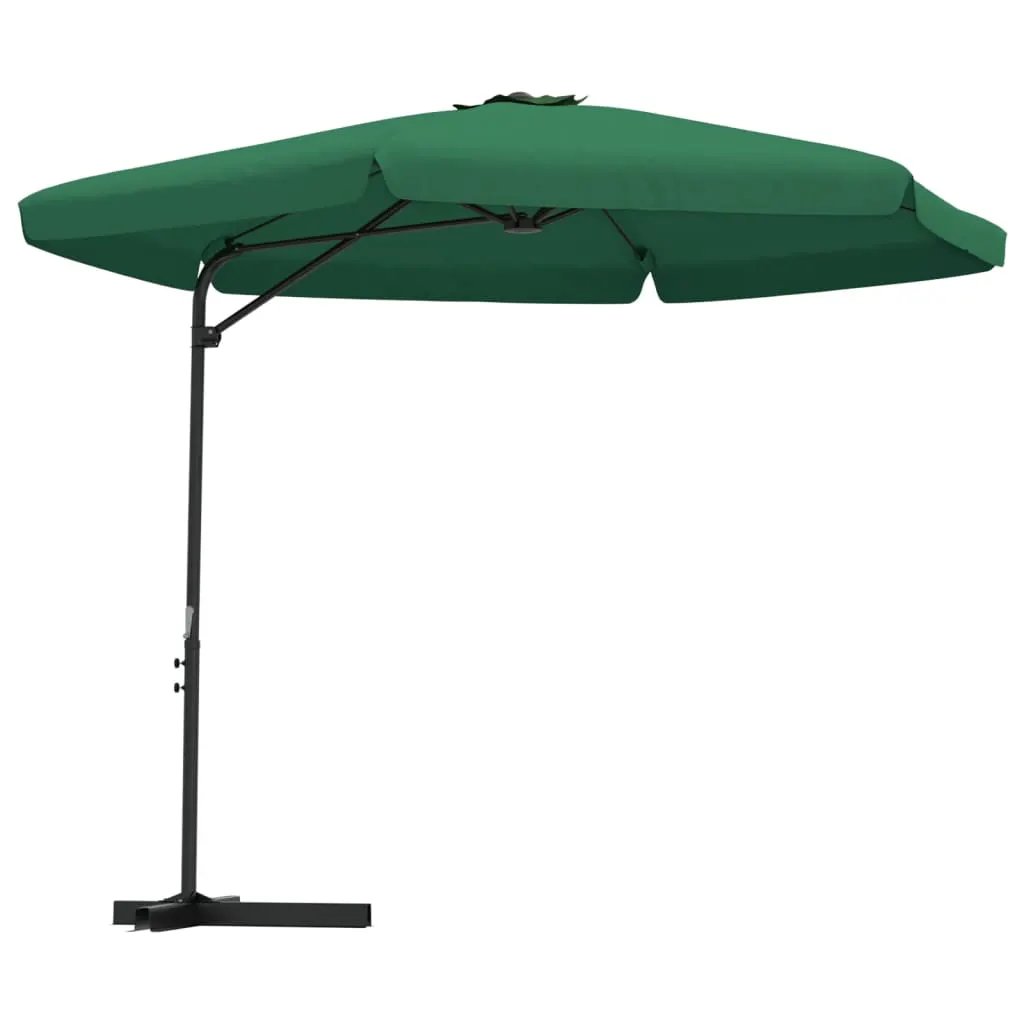 vidaXL vidaXL Garden Parasol with Steel Pole 300 cm Green - Parasol