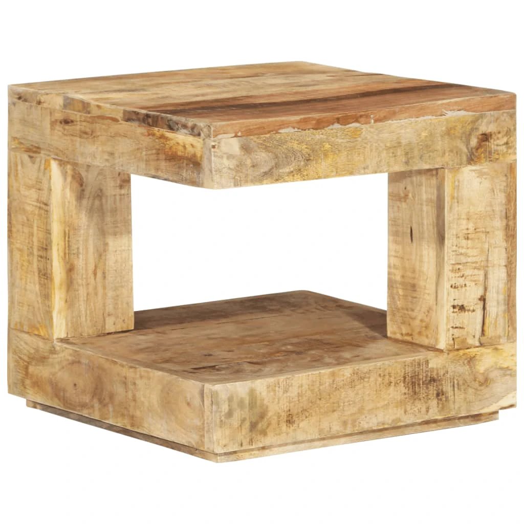 VidaXL Coffee Table 45x45x40 Mango Wood Home by vidaXL