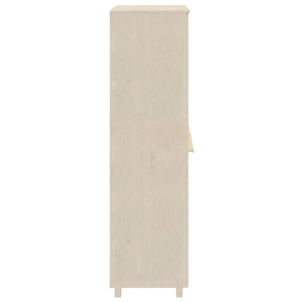 vidaXL vidaXL Wardrobe HAMAR Honey Brown 89x50x180 cm Solid Wood Pine - Wardrobe