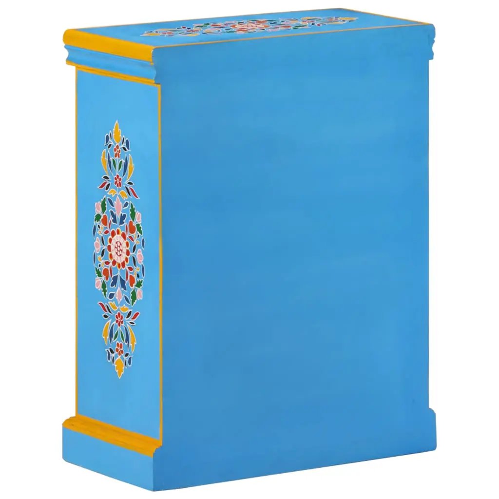 vidaXL vidaXL Sideboard Solid Mango Wood Turquoise Hand Painted - Sideboard