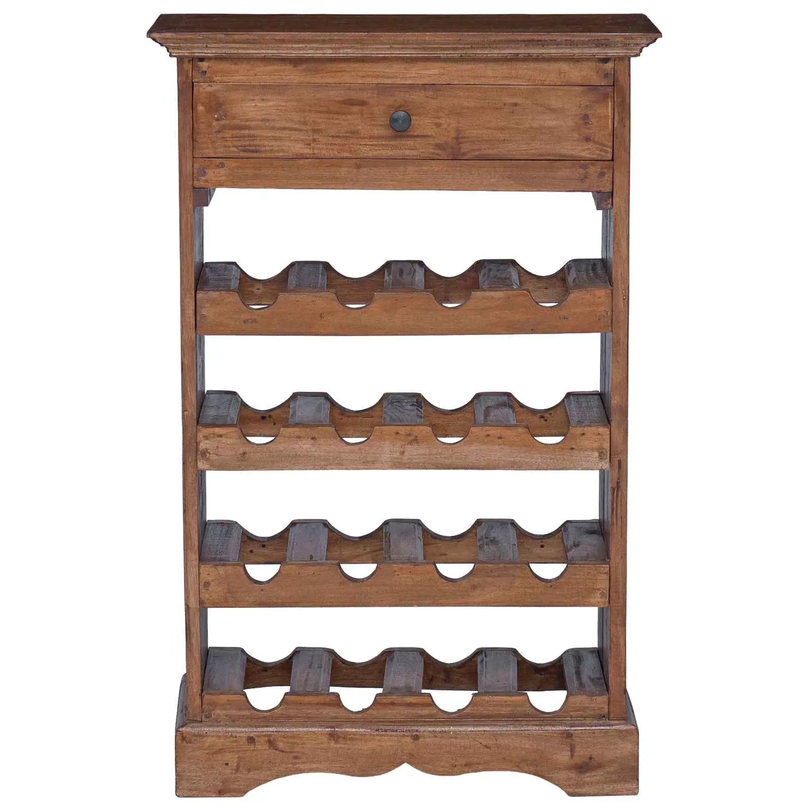 vidaXL vidaXL Wine Rack 55 x 23 x 85 cm Solid Mahogany Wood - Wine Rack