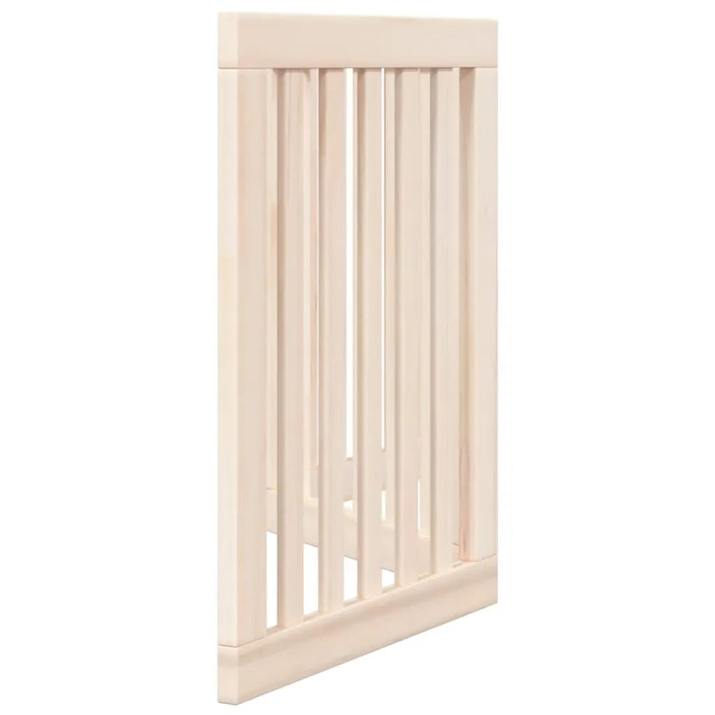 vidaXL Dog Gate Foldable 3 Panels 150 cm Poplar Wood - from vidaXL