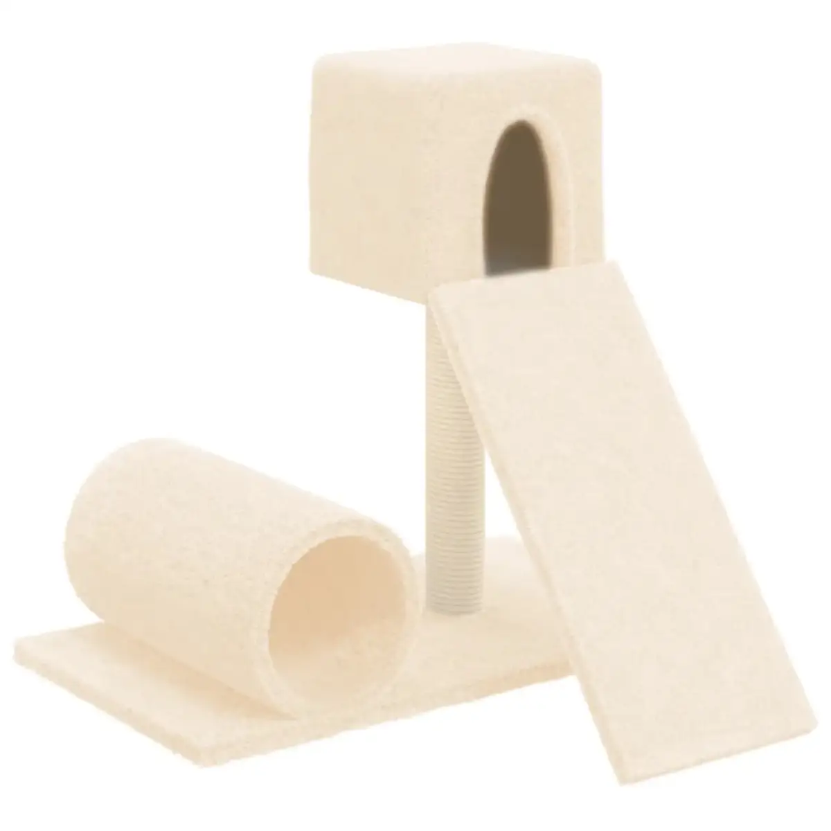 vidaXL vidaXL Cat Tree with Sisal Scratching Post Cream 59 cm - Cat Tree