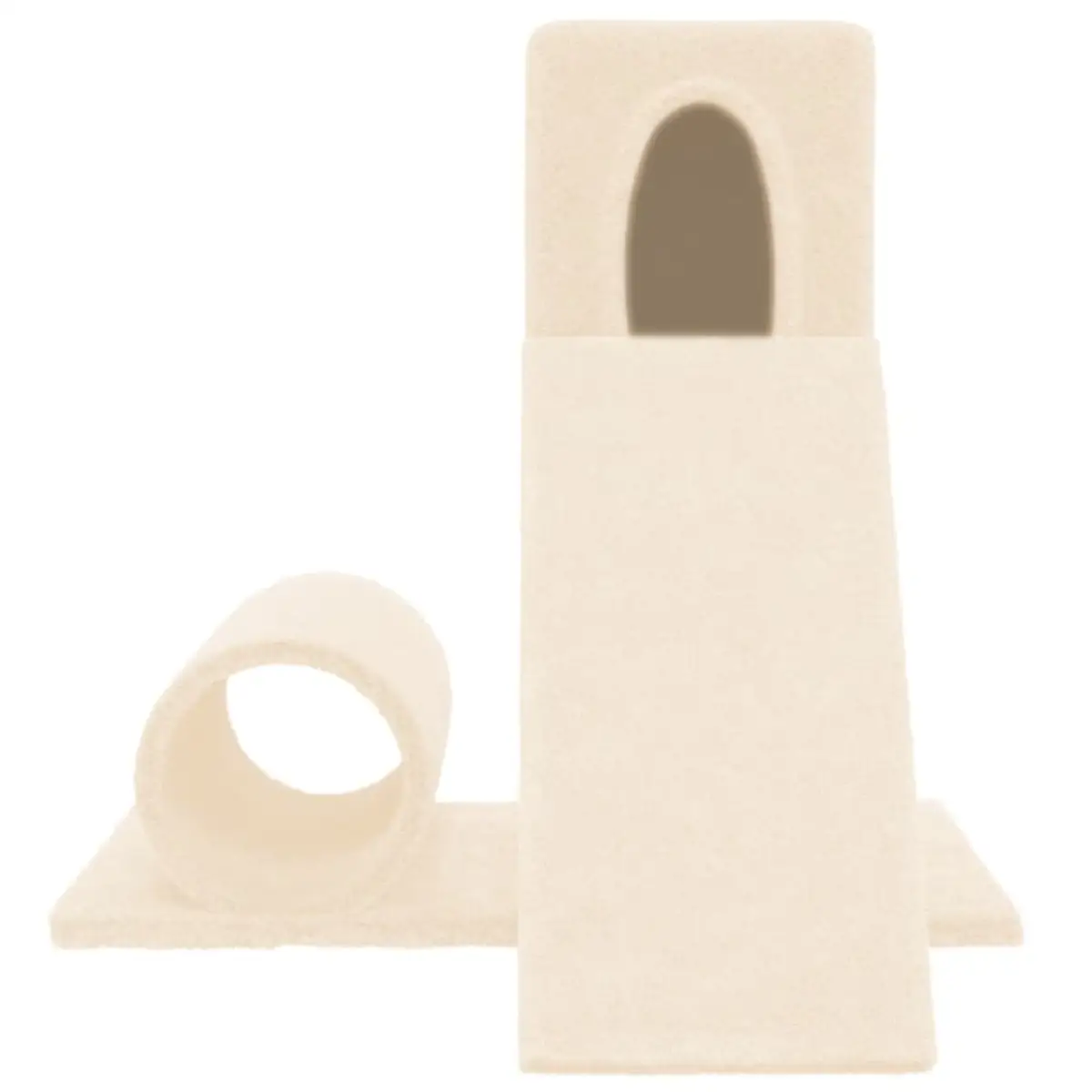 vidaXL vidaXL Cat Tree with Sisal Scratching Post Cream 59 cm - Cat Tree