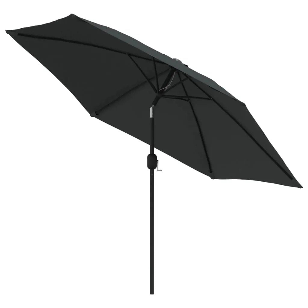 vidaXL vidaXL Garden Parasol with Metal Pole 300 cm Anthracite - Parasol