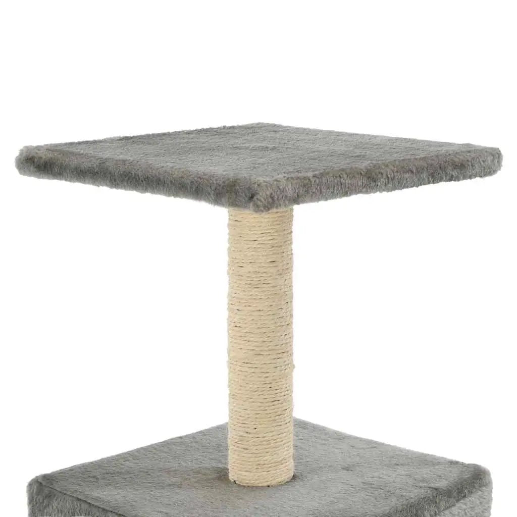 vidaXL vidaXL Cat Tree with Sisal Scratching Post 55 cm Grey - Cat Tree