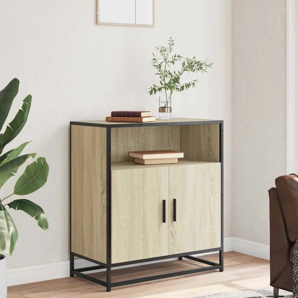 vidaXL vidaXL Sideboard Sonoma Oak 68x35x76 cm Engineered Wood - Sideboard