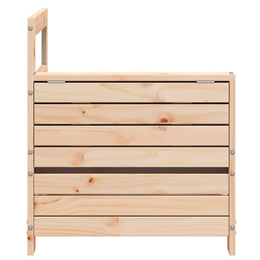 vidaXL vidaXL Garden Sofa | Natural Pine | Solid Pine Wood | Standard | Foldable - Garden Sofa Sets
