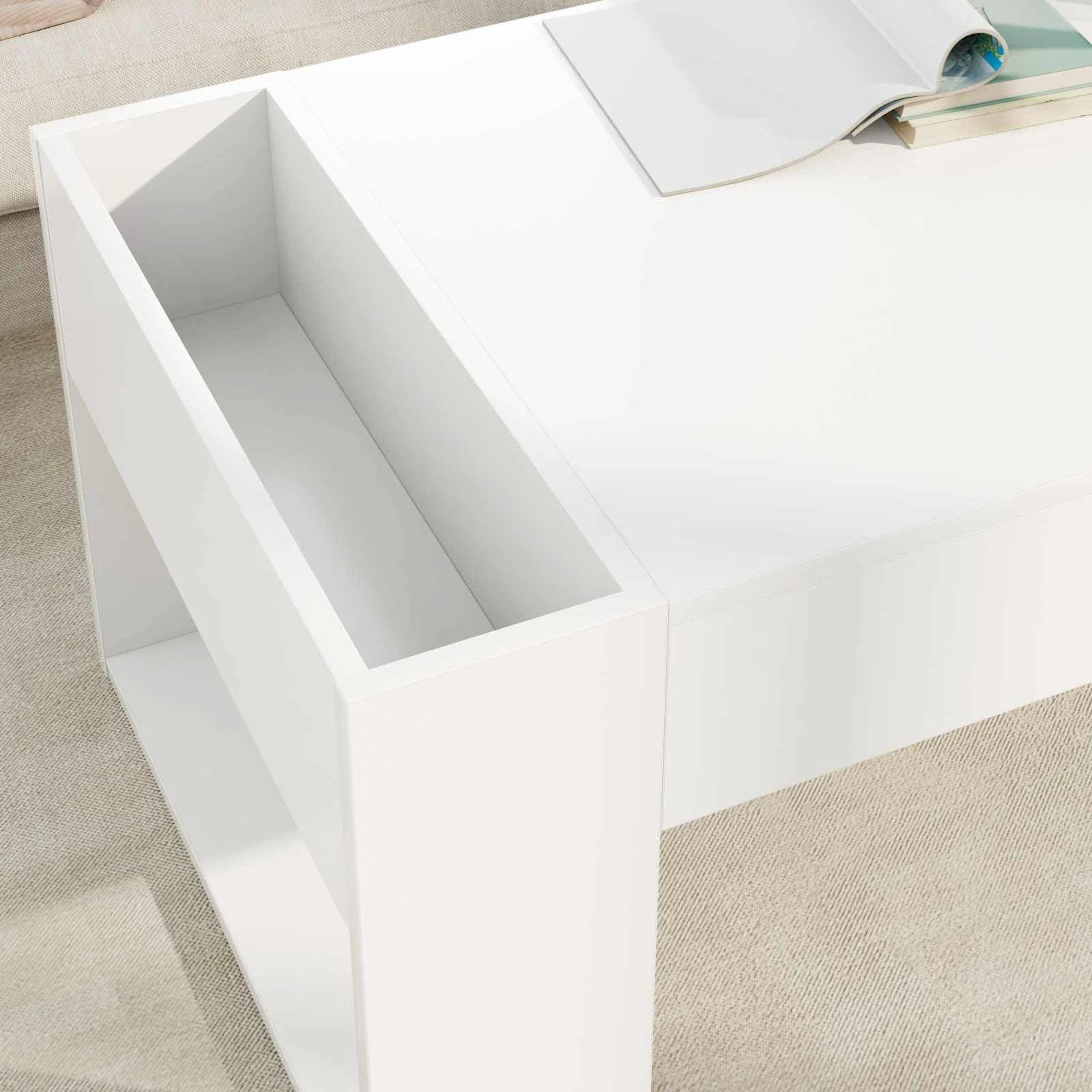 VidaXL Coffee Table 110x50x41 Minimalist Wood by vidaXL