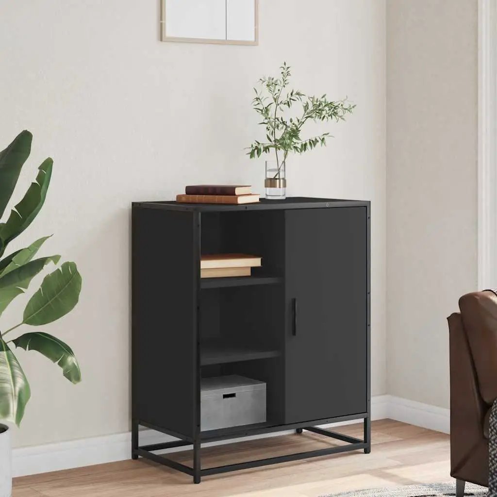 vidaXL vidaXL Sideboard Black 62x35x76 cm Engineered Wood - Sideboard