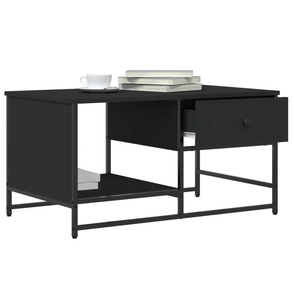 VidaXL Coffee Table 85.5x51x45 Cm Engineered Wood With Storage For Living Rooms by vidaXL