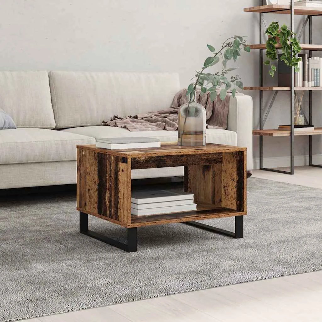 vidaXL VidaXL Coffee Table 60 X 50 X 40 Cm Engineered Wood Modern Rectangle Living Room - Coffee Table