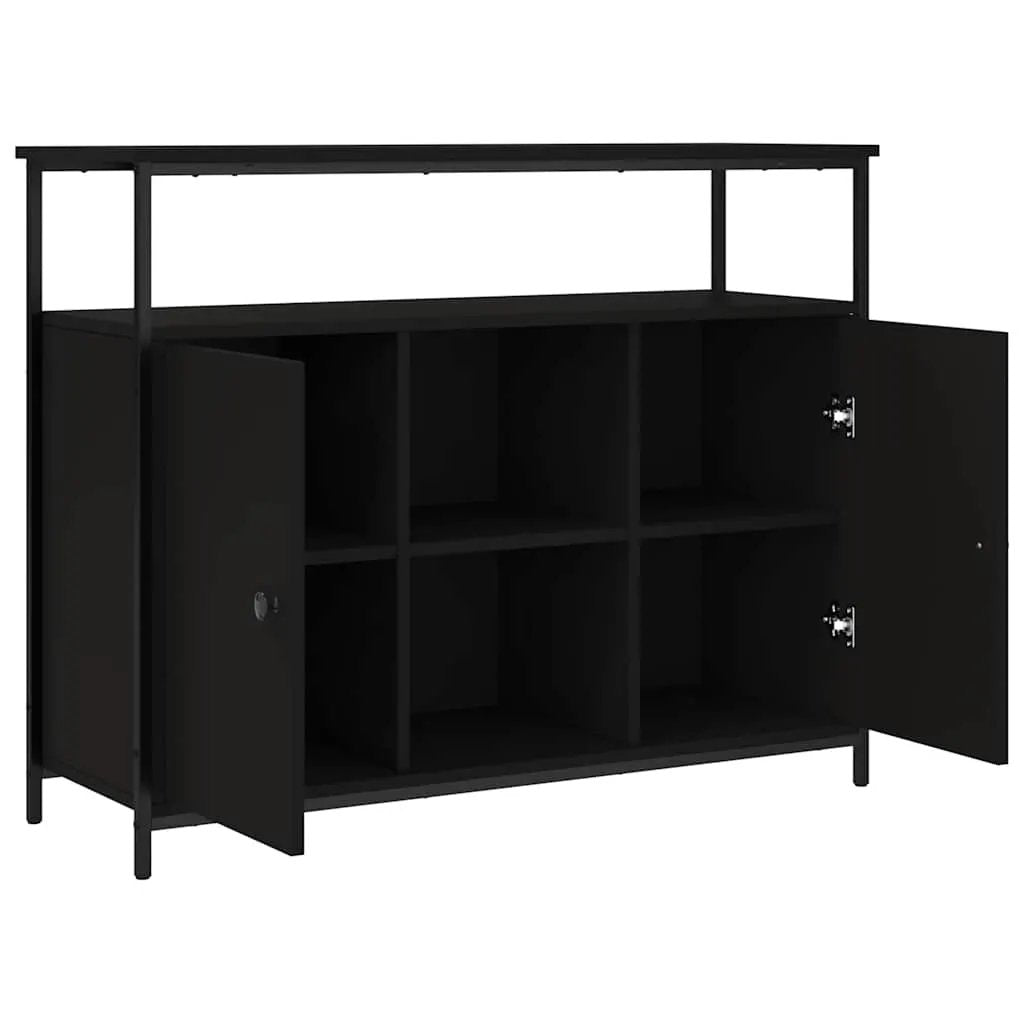 vidaXL vidaXL Sideboard Black 100x35x80 cm Engineered Wood - Sideboard