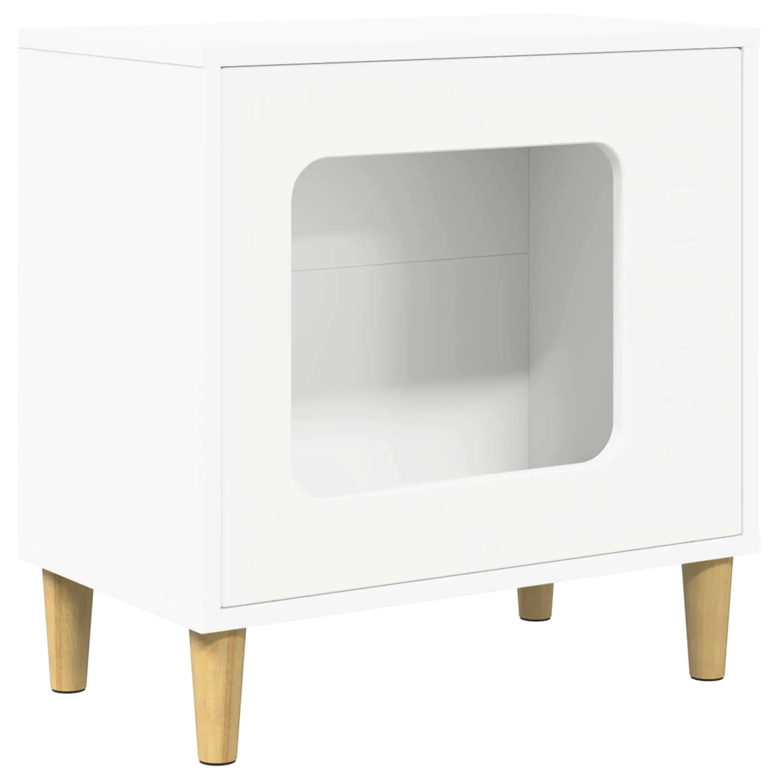 vidaXL vidaXL Cat House White 51 x 30 x 52 cm Engineered Wood - Cat House
