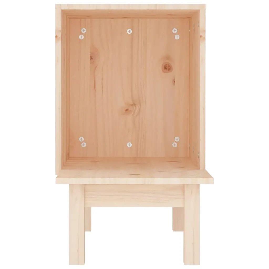 vidaXL vidaXL Cat House 60x36x60 cm Solid Wood Pine - Cat House