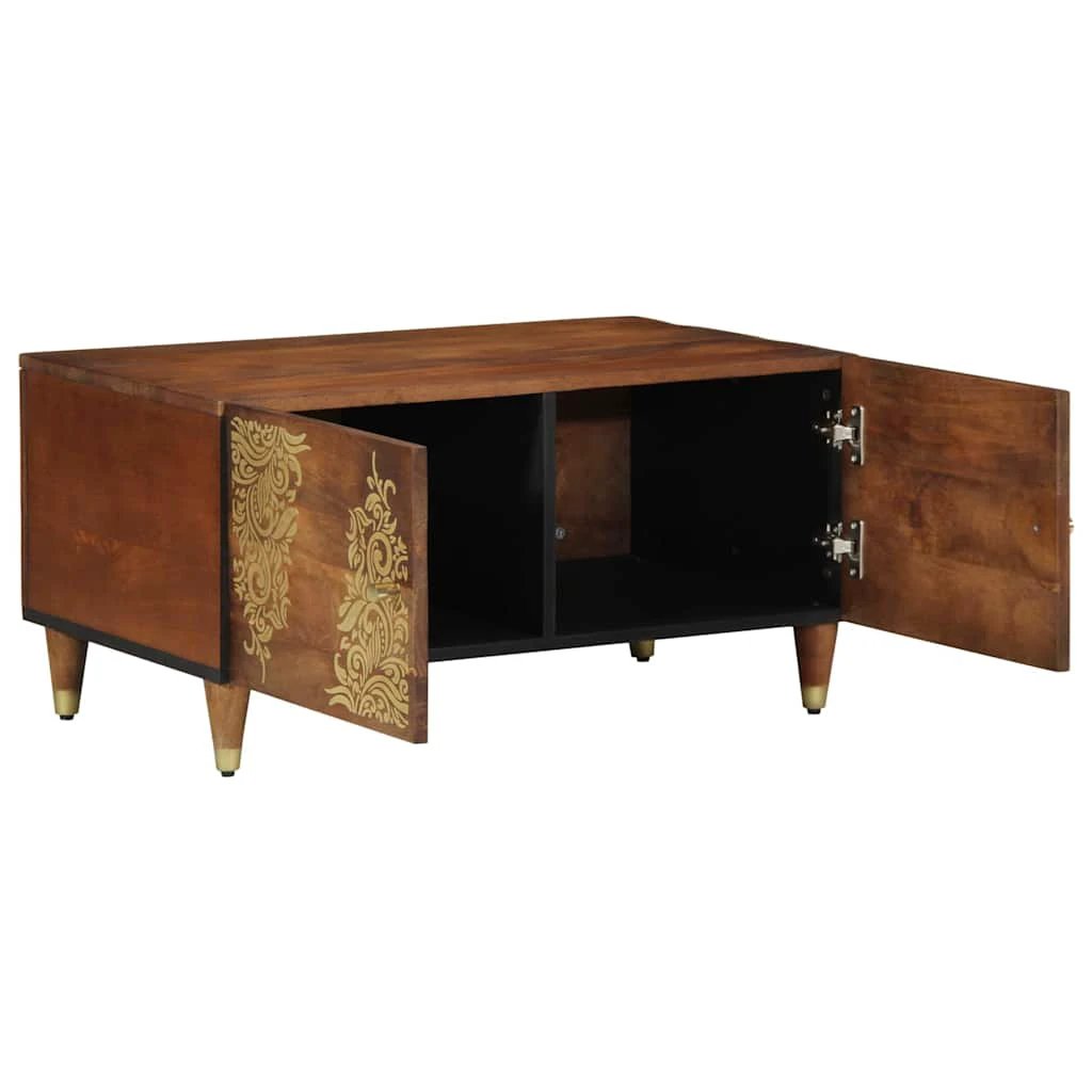 vidaXL Coffee Table 80x50x40 Solid Mango Wood by vidaXL