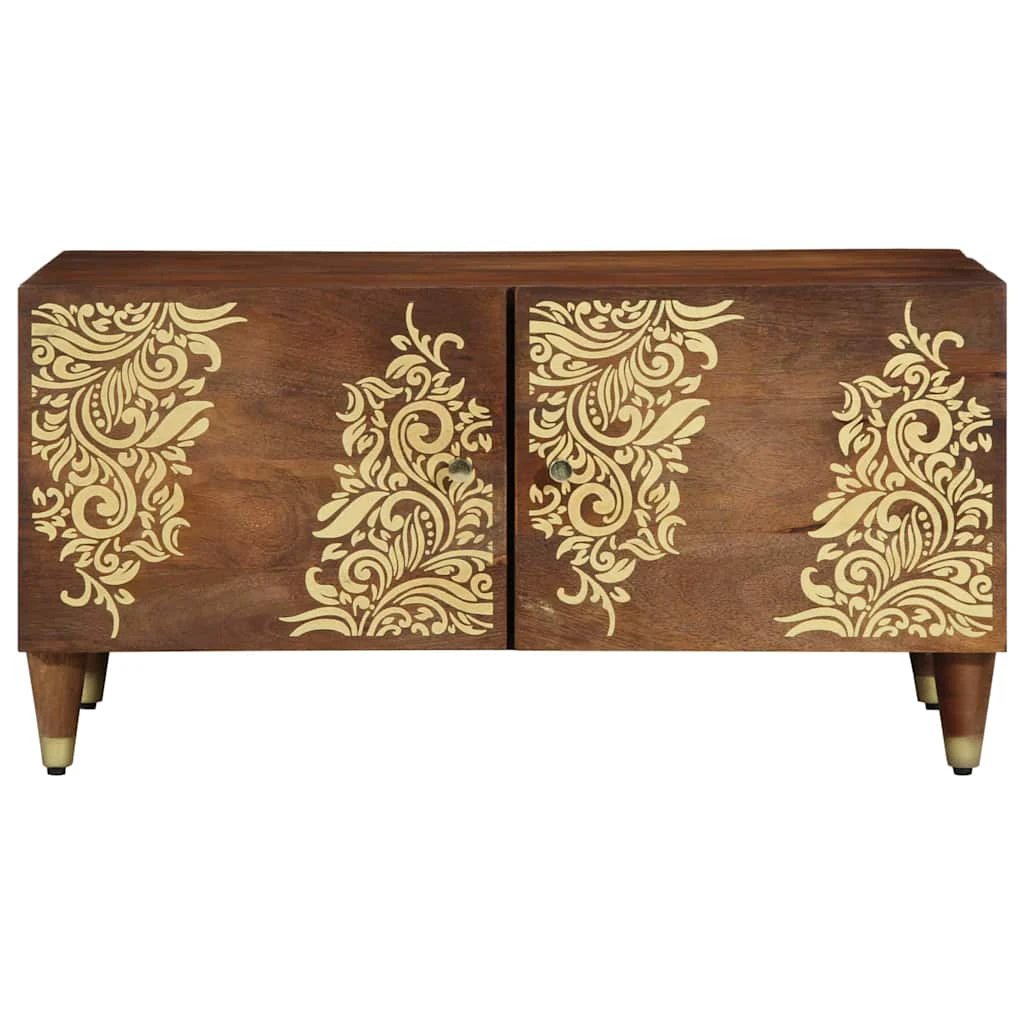 vidaXL Coffee Table 80x50x40 Solid Mango Wood by vidaXL