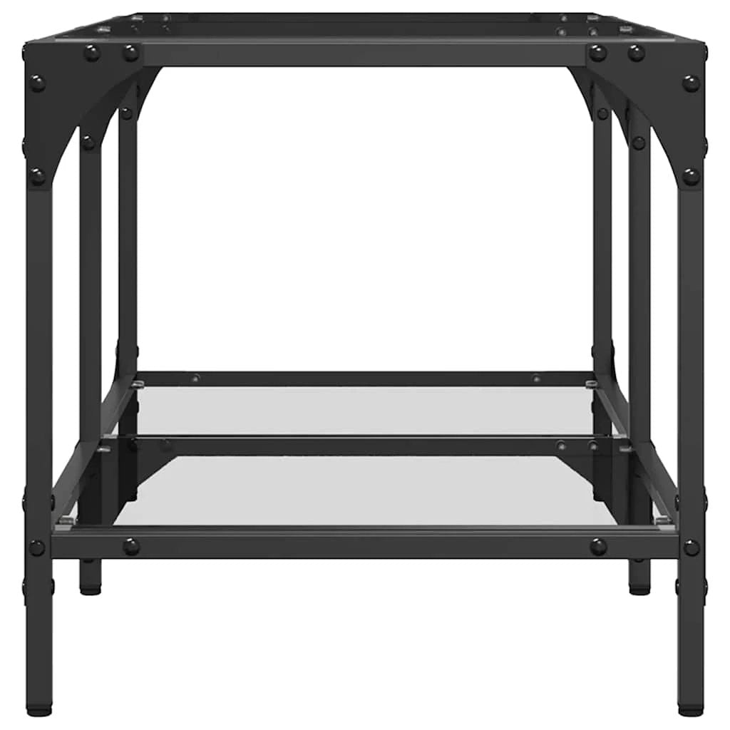VidaXL Coffee Table 78.5x40x40 Glass Top Living by vidaXL