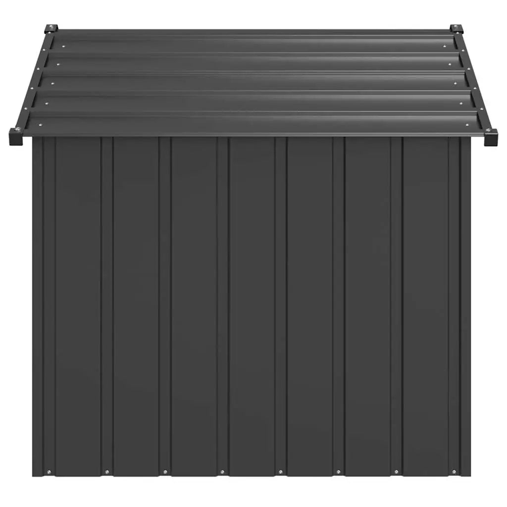 vidaXL Dog House with Roof 131x101x102 cm Galvanised Steel - from vidaXL
