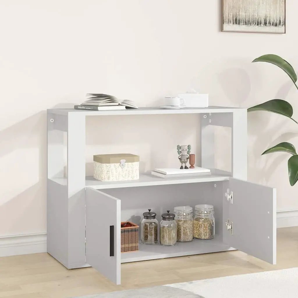 vidaXL vidaXL Sideboard White 80x30x60 cm Engineered Wood - Sideboard