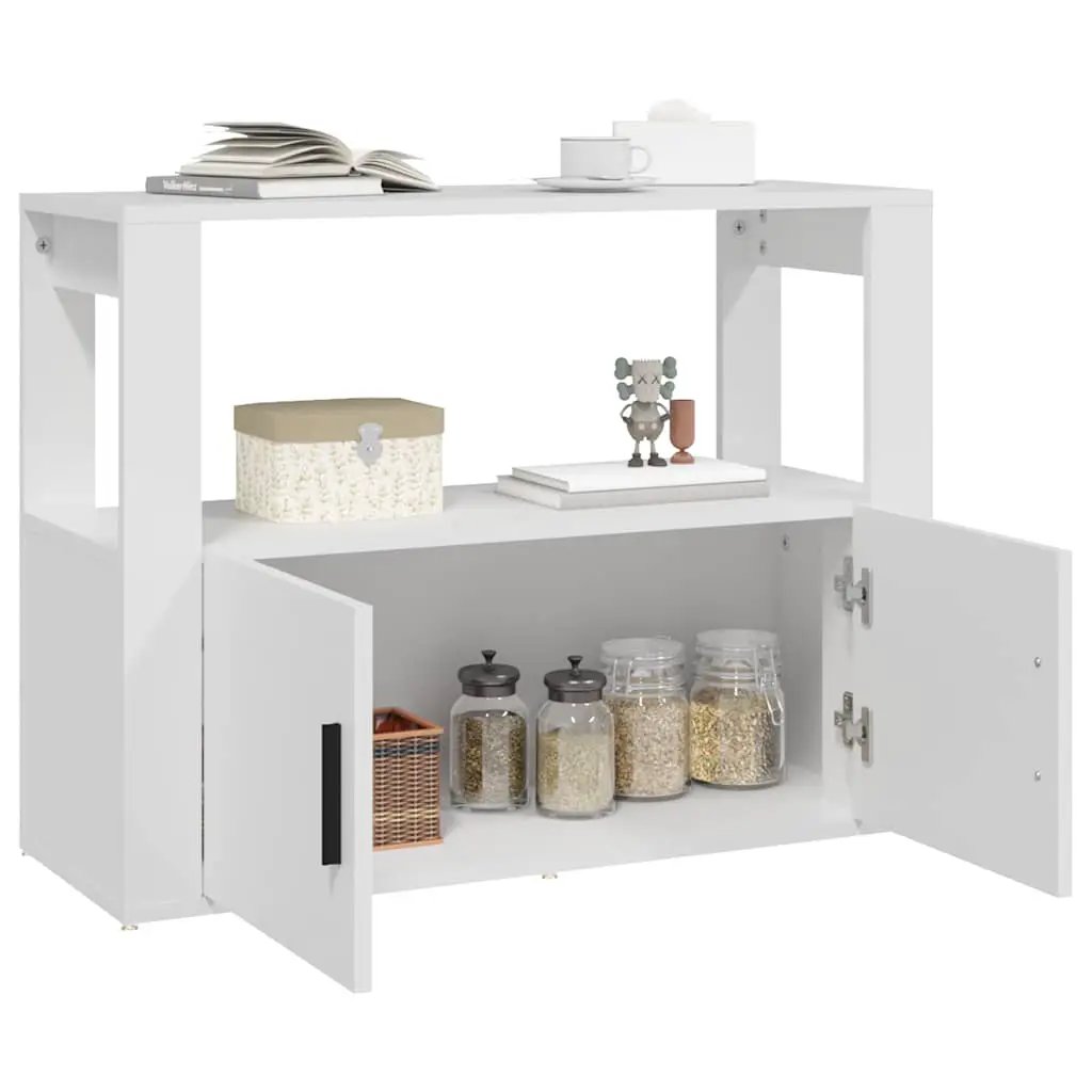 vidaXL vidaXL Sideboard White 80x30x60 cm Engineered Wood - Sideboard