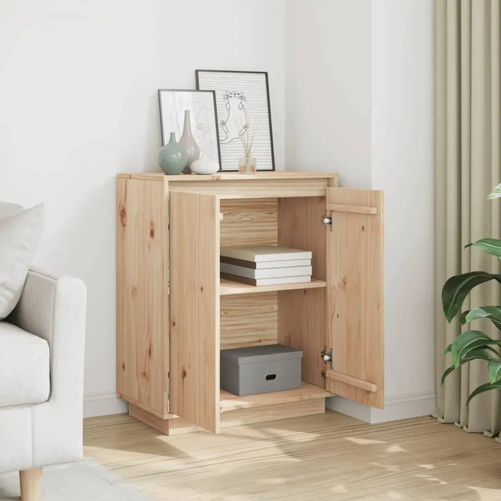 vidaXL vidaXL Sideboard 60x34x75 cm Solid Wood Pine - Sideboard