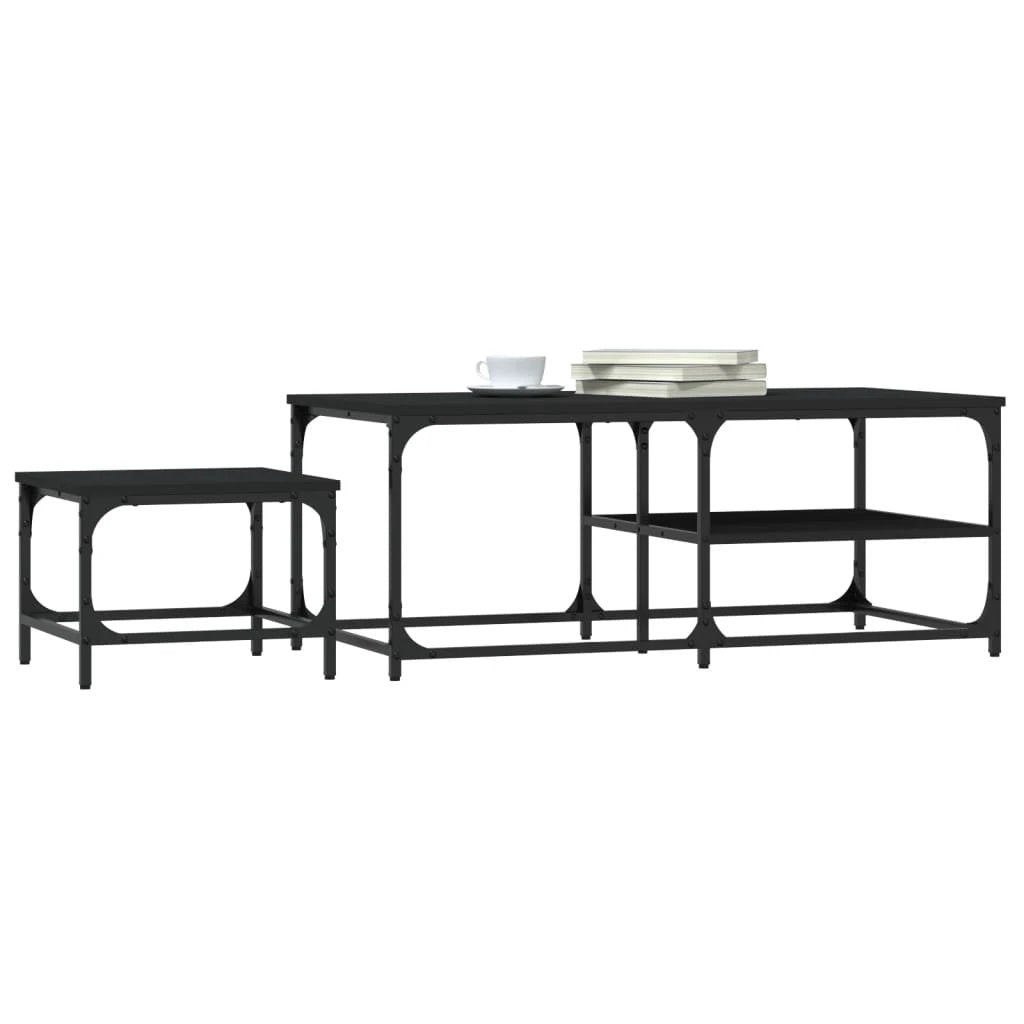 VidaXL Nesting Tables 2pc Engineered Wood by vidaXL