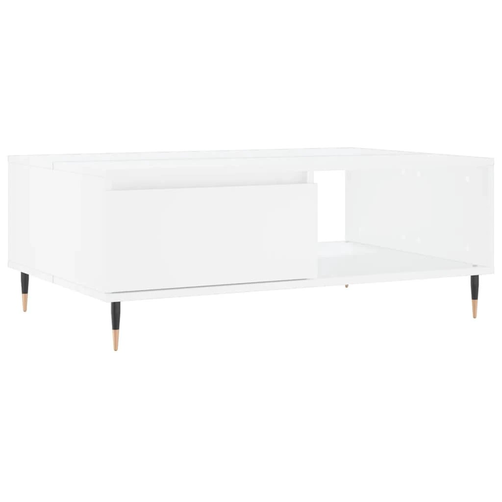 vidaXL VidaXL Coffee Table White 90x60x35 cm Engineered Wood Moisture Resistant Living Room - Coffee Table
