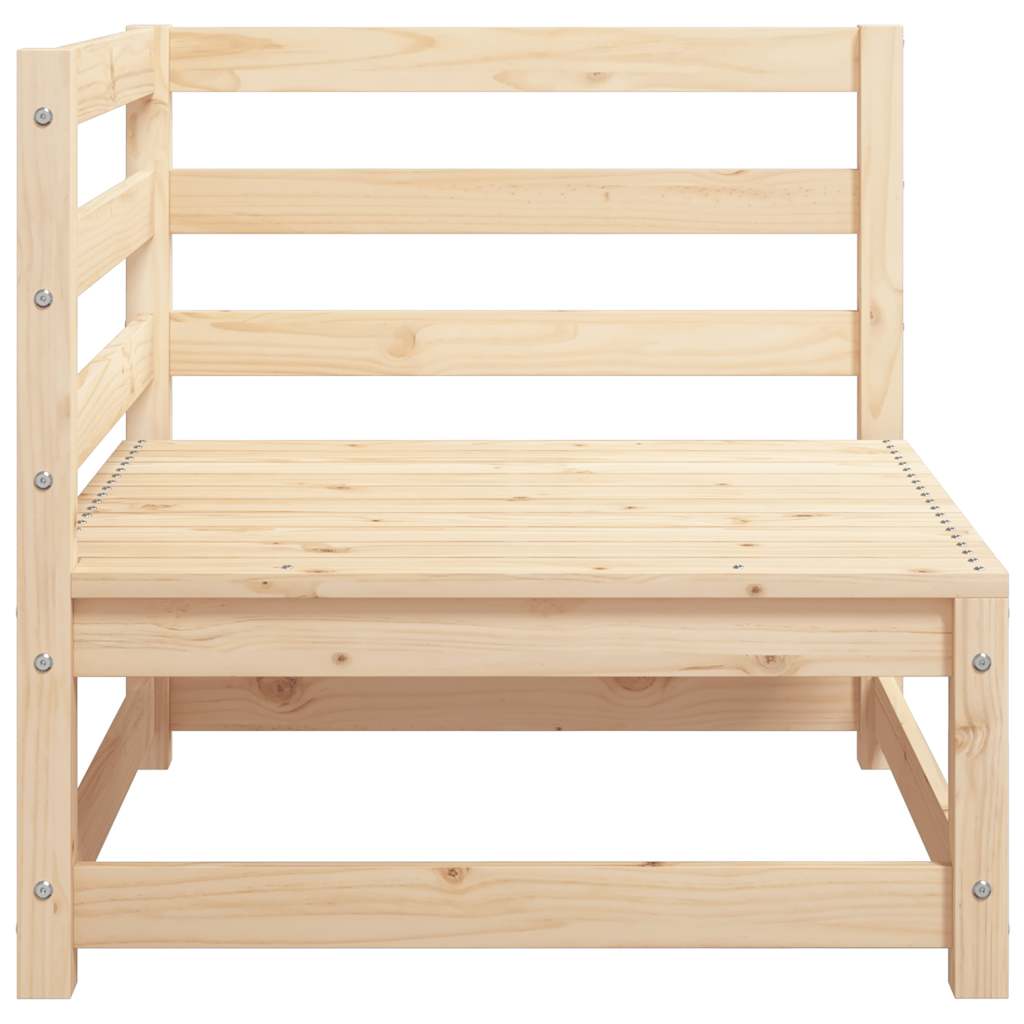 vidaXL vidaXL Garden Sofa | Pine Wood Colour | Solid Pine Wood | 70x70 | Modular - Garden Sofa Sets