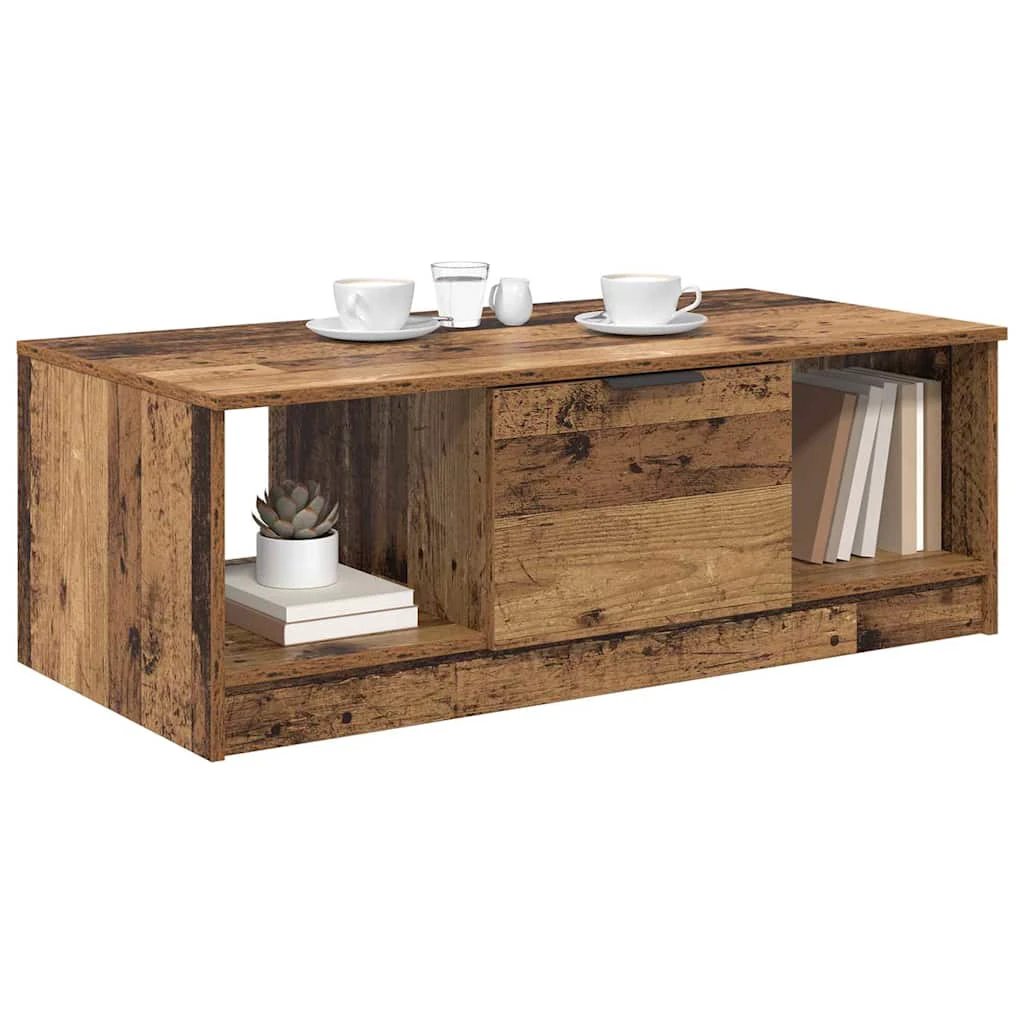 VidaXL Coffee Table 102x50x36 cm Engineered Wood Minimalist Modern Living Room Decor by vidaXL