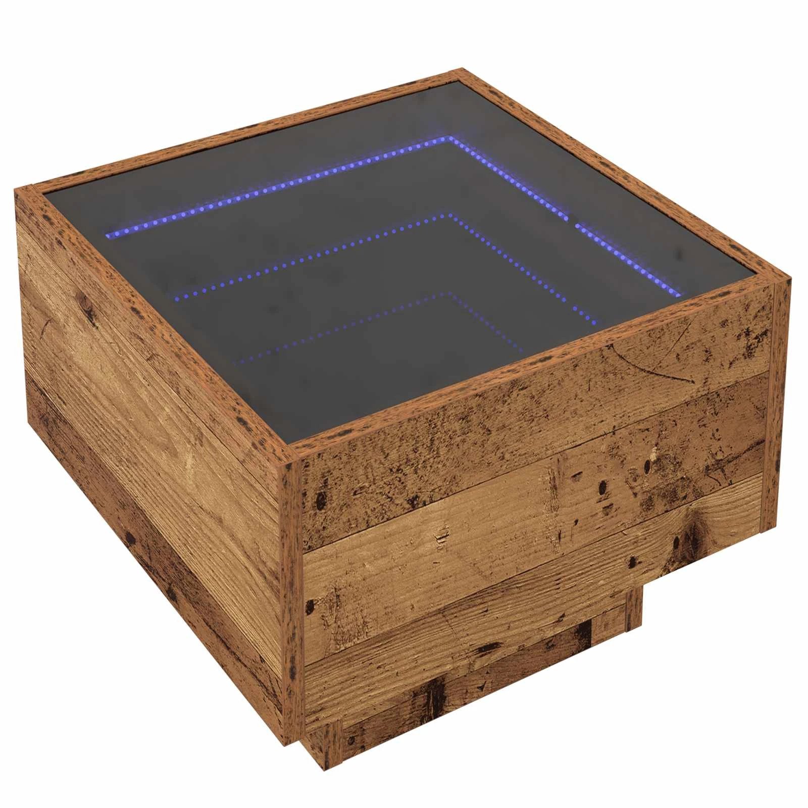 VidaXL Coffee Table 40x40x30cm Rustic Living Room by vidaXL