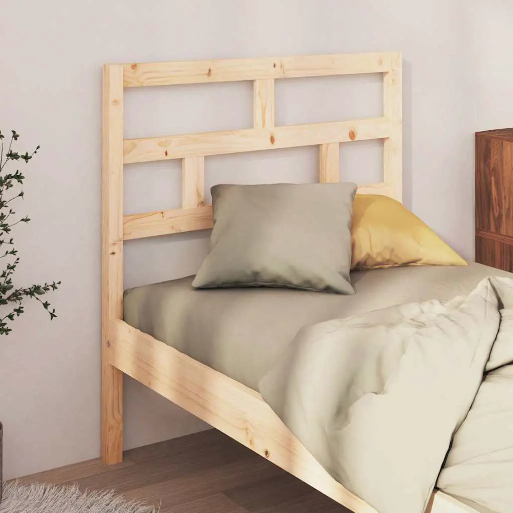vidaXL Bed Headboard 81x4x100 cm Solid Wood Pine - from vidaXL