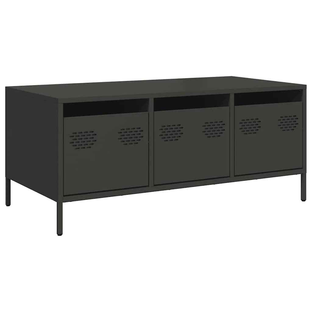 VidaXL Coffee Table 101.5x50x43.5cm Steel Living by vidaXL