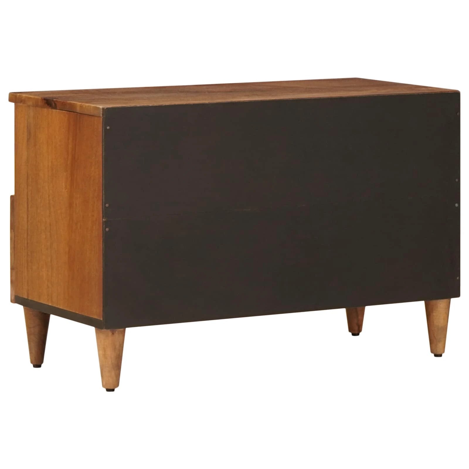vidaXL Coffee Table With Drawer 80 By 54 By 40 Cm Solid Mango Wood Living Room Centerpiece by vidaXL