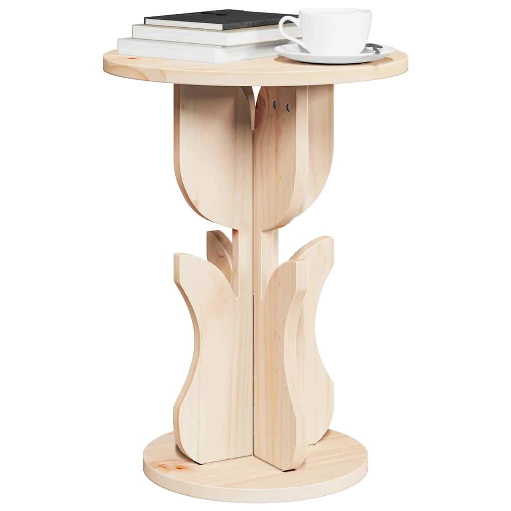VidaXL Coffee Table 39.5x39.5x53.5cm Rustic Pine by vidaXL