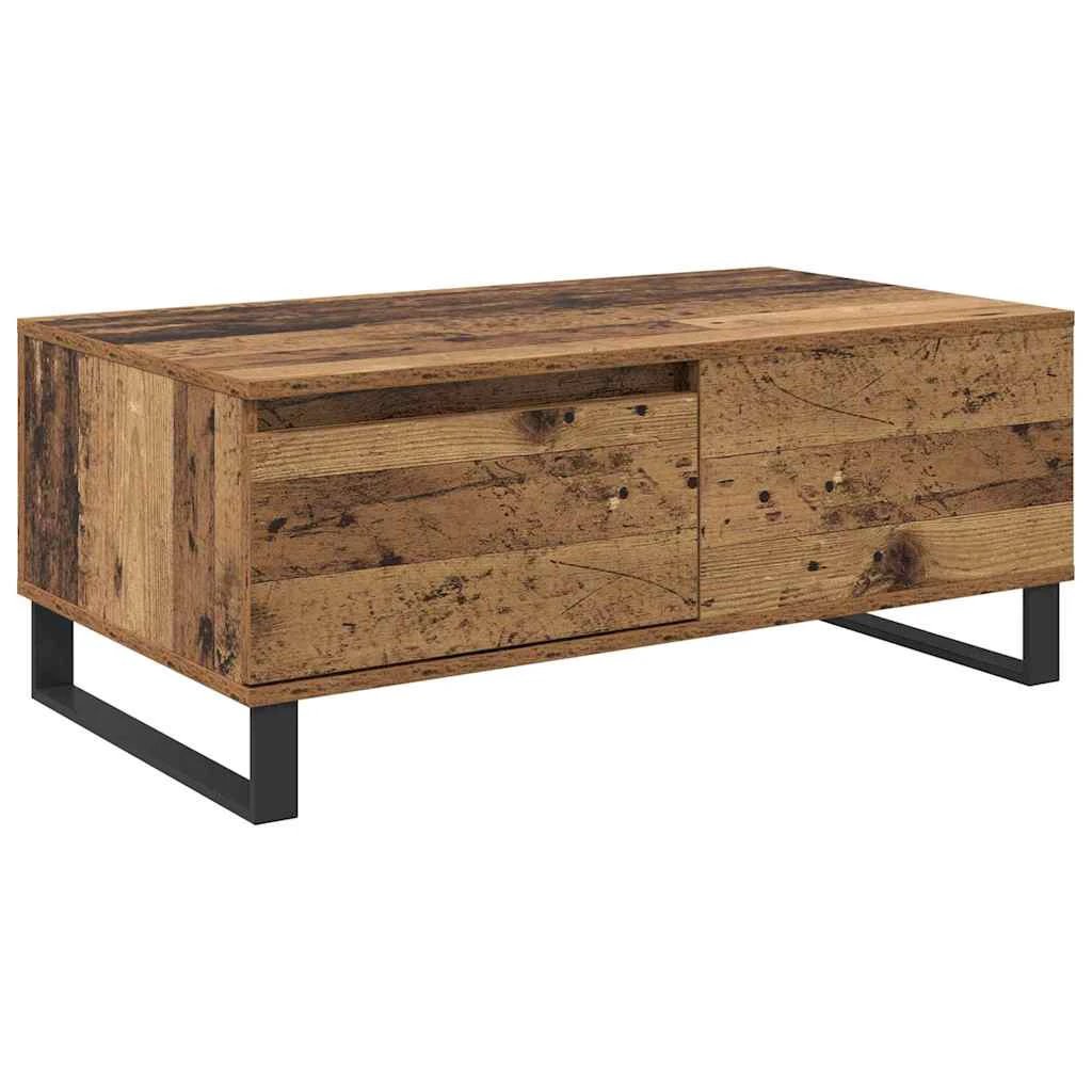 VidaXL Coffee Table 90x50x36.5cm Old Wood Home by vidaXL