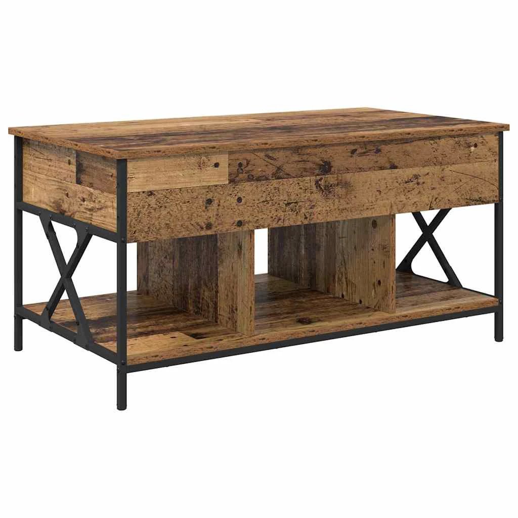 vidaXL VidaXL Coffee Table 100x55x48.5 Old Wood Lounge - Coffee Table